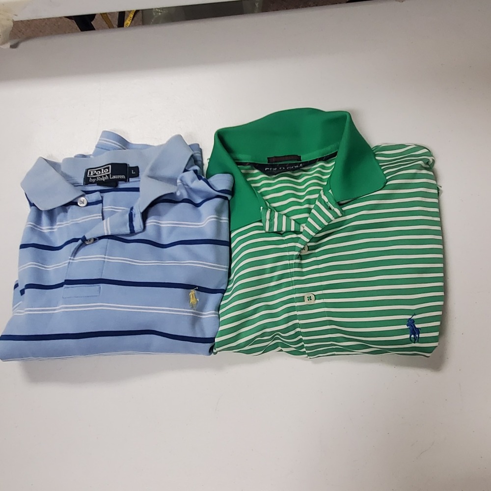 Polo Ralph Lauren Golf Polo Lot L Cotton Performance Preppy Hamptons Old Money